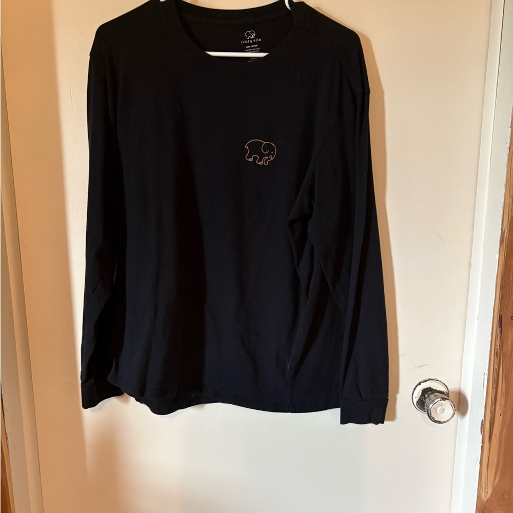 Kids Black Long Sleeve Shirt